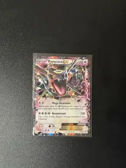Pokemon TCG Rayquaza EX XY69 Holo Black Star Promo Card LP - Image 1