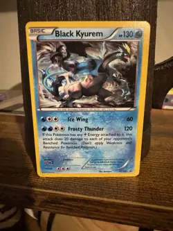 Pokemon TCG Black Kyurem XY160 Black Star Promo Holo 2016 Card - Image 1
