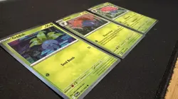 Oddish Gloom Vileplume Phantasmal Flame Cosmo Holo 3-card promo set - Image 2