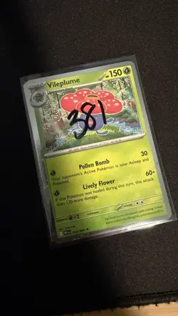 Oddish Gloom Vileplume Phantasmal Flame Cosmo Holo 3-card promo set - Image 3