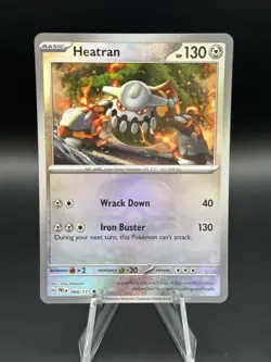 Heatran - 068/222 - Masterball - Prismatic Evolutions - Pokemon Card - NM - Image 1