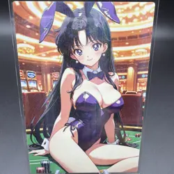 Rei Hino Sailor Mars Anime Waifu Card Doujin ACG Goddess Holo - Image 1