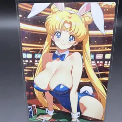 Usagi Tsukino Sailor Moon Anime Waifu Card Doujin ACG Goddess Holo - Image 2