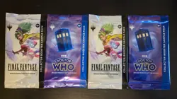 MTG Magic the Gathering Collector Booster 2-CARD SAMPLE Packs x4 FF WHO - Image 1