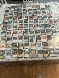 Mtg Rare Lot x100 - Magic The Gathering Rare Card Lot Mtg Rares LP-Played - Image 1
