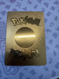 Charizard Gold Foil Display Card Fan Art MINT/NM 120HP - Image 2