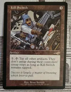 MTG Kill Switch x1 MP/LP ~Nemesis (Magic the Gathering)*Free Shipping* - Image 1
