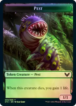 Bird Token/Pest Token (0003/0009) - Commander: Edge of Eternities - Common foil - Image 2