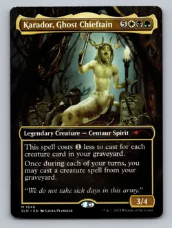 Karador, Ghost Chieftain M Secret Lair Drop Series 1646 NM - Image 1