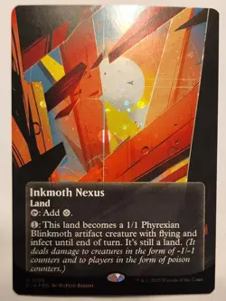 Inkmoth Nexus (0155) (Borderless - Galaxy Foil) Edge of Eternities LP ENG MTG - Image 1