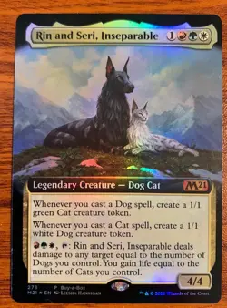2020 MTG Wizard of the Coast Core set 2021 Foil Promo Rin & Seri,Inseparable 278 - Image 1