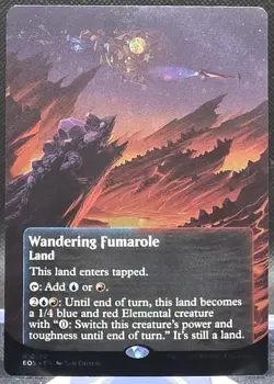 Wandering Fumarole #180 Edge of Eternities Borderless Galaxy Foil Rare - Image 1