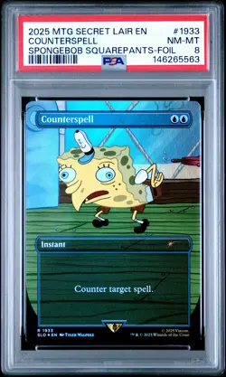 2025 MAGIC: THE GATHERING SECRET LAIR DROP #1933 COUNTERSPELL PSA 8 - Image 1