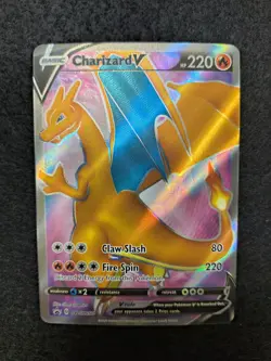 Charizard V SWSH050 Sword & Shield Champions Path ETB Pokemon Promo Card Holo - Image 1