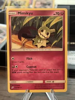Pokemon TCG Mimikyu 112/181 Regular Rare English Lightly Played Card 2019 - Image 1