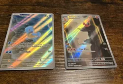 Pokemon TCG Squirtle & Charmeleon Holo 151 card Lot 170/165 169/165 - Image 1