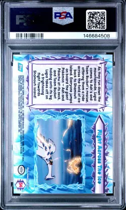 2000 TOPPS POKEMON THE MOVIE 2000 FOIL #54 FLIGHT ACROSS THE ICE PSA 5 - Image 2