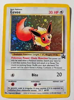 Pokemon Card - TCG Eevee Holo Promo Card Black Star #11 - Image 3