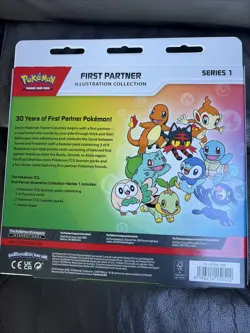 Pokemon TCG First Partner Illustration Collection Box Sealed Booster - Image 2