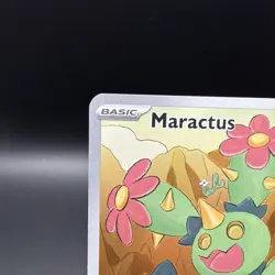 Pokemon TCG Maractus 093/086 – SV: Black Bolt Illustration Rare Near Mint NM - Image 2