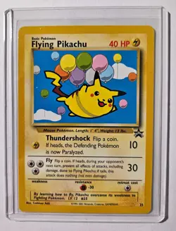 Pokemon Card - TCG Flying Pikachu Promo Regular Card #25 - Image 1