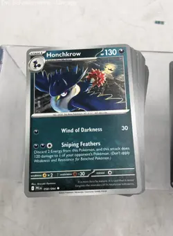 Lot Of Pokemon Trading Card Games Rising Rivals Honchkrow Eevee Basic Energy - Image 3