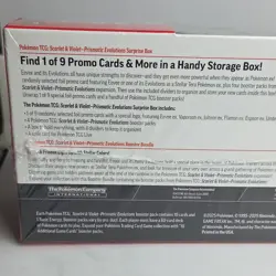 Pokemon Scarlet & Violet Prismatic Evolutions Surprise Box 6 Boosters 1 Promo - Image 3