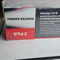 Pokemon Scarlet & Violet Prismatic Evolutions Surprise Box 6 Boosters 1 Promo - Image 4