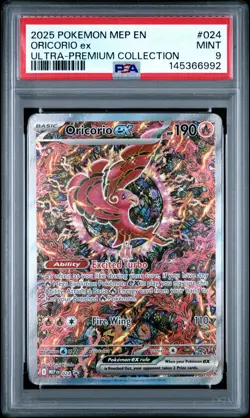 2025 POKEMON MEP PROMO ULTRA-PREMIUM COLLECTION #024 ORICORIO EX PSA 9 - Image 1