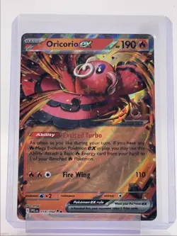 ORICORIO EX 2025 POKEMON PHANTASMAL FLAMES DOUBLE RARE 018/094 Q3384 - Image 1