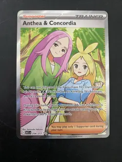 Anthea and Concordia 254/217 Ascended Heroes Pokemon TCG Full Art Trainer - Image 1