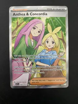 Anthea and Concordia 254/217 Ascended Heroes Pokemon TCG Full Art Trainer - Image 3