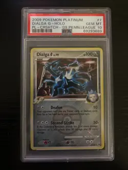 2009 POKEMON PLATINUM DIALGA G HOLO PL CRSHTCH ‘09 PKMN LEAGUE - Image 1