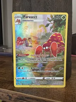 Pokemon Parasect TG01/TG30 Lost Origin Trainer Gallery Ultra Rare Holo English - Image 1