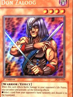 yugioh Don Zaloog PGD-029 1st Edition Ultra Rare near mint - Image 2