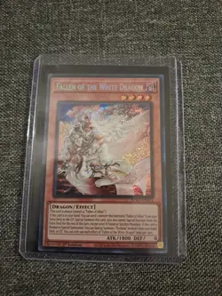 YuGiOh! Fallen of the White Dragon (Secret) BPRO-EN024 1st Ed NM Burst Protocol - Image 1