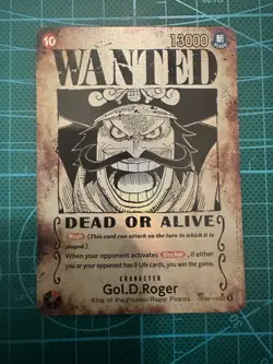Gol.D.Roger - OP09-118 (SP) (Wanted Poster) - Carrying On His Will (OP13) - Image 1