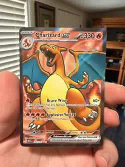 2 Pokemon TCG Charizard EX 183/165 Scarlet & Violet 151 Ultra Rare Card - Image 1