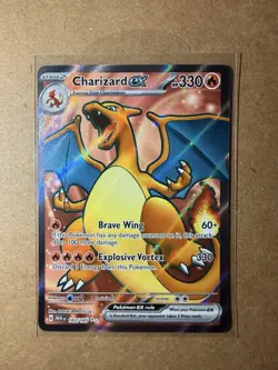 2 Pokemon TCG Charizard EX 183/165 Scarlet & Violet 151 Ultra Rare Card - Image 3