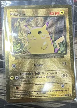Pikachu - 58/102 (Celebrations Metal Card) 58/102 Promo Gold - Image 1