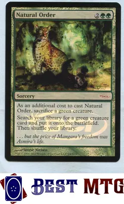 Magic The Gathering MTG Natural Order 2 Foil #B Judge Gift Cards 2010 - Image 1