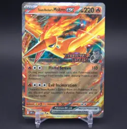 Pokemon | Team Rocket's Moltres ex UPC Promos! DESTINED RIVALS STAMP! 3 Card Lot - Image 5