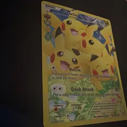 Pokemon Pikachu Full Art Holo RC29/RC32 Generations Ultra Rare 60 HP 20+ Card - Image 3