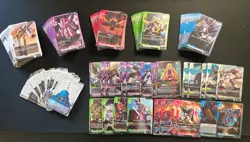 Gundam GD03 Card Lot Common/Uncommon/Rare/Resource + 23 Foils Unplayed - Image 1
