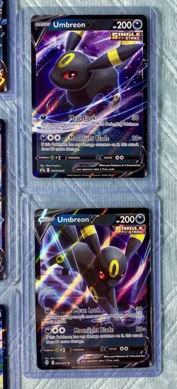 Pokemon TCG Eevee Evolution 14 Card V Lot Umbreon Espeon Flareon + - Image 4