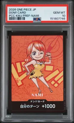 2026 ONE PIECE JPN PREMIUM COLL KUMAMOTO PREFECTURE SPECIAL DON!! CARD PSA 10 - Image 1