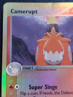 Camerupt 24/97 Reverse Holo Uncommon EX Dragon Pokemon Card Vintage 2003 hp - Image 2