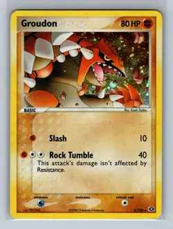 Pokemon Card - Groudon 5/106 - EX Emerald - Holo - Image 1