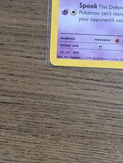 Sabrina's Gastly 93/132 Gym Heroes Common 50 HP Regular Basic Pokemon TCG Card - Image 2