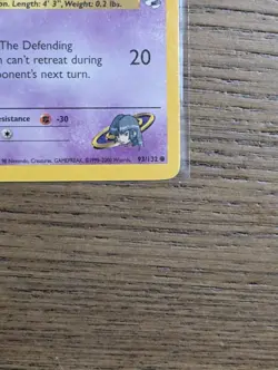 Sabrina's Gastly 93/132 Gym Heroes Common 50 HP Regular Basic Pokemon TCG Card - Image 3